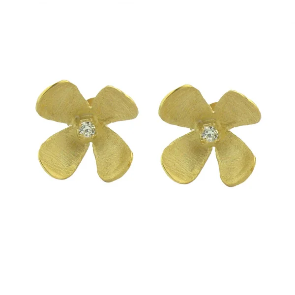 Goldene Ohrstecker