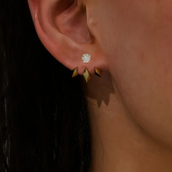 Ear-Jacket-Ohrringe 14K oder 18K