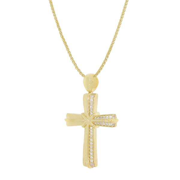 Damen-Goldkreuz „Flairline“