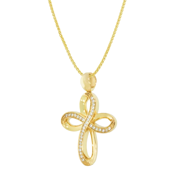 Damen-Goldkreuz „Clyn“