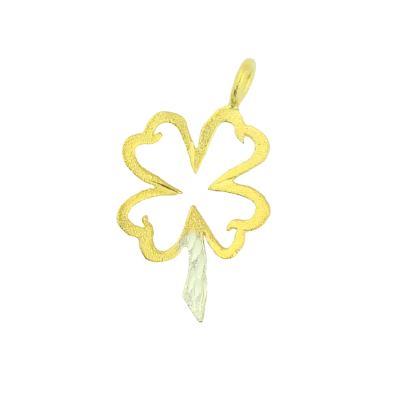 Women's Gold Flower Pendant