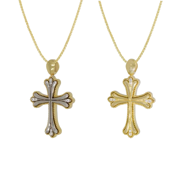 Gold Cross "Prinpel" – 2 Options