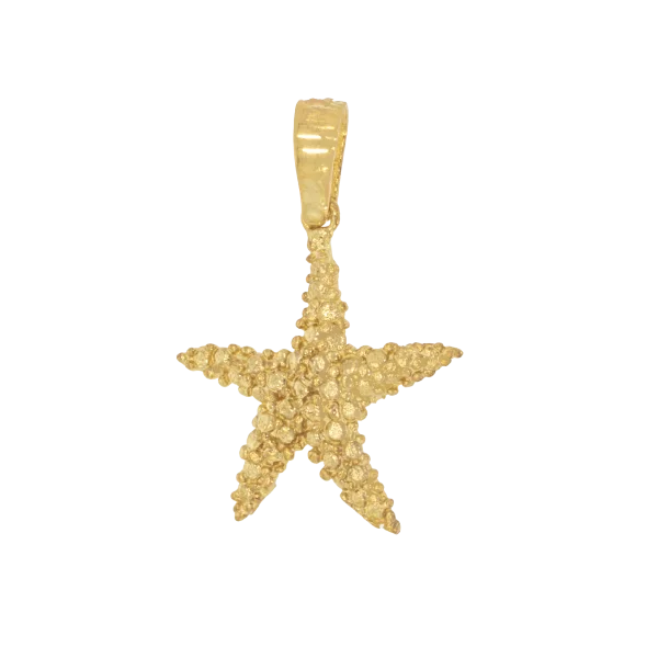 Damen-Goldcollier im Seestern-Design