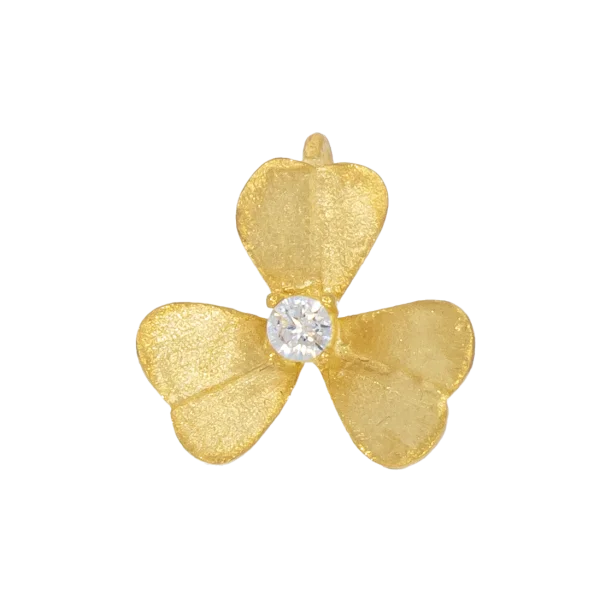 Women's Gold Flower Pendant
