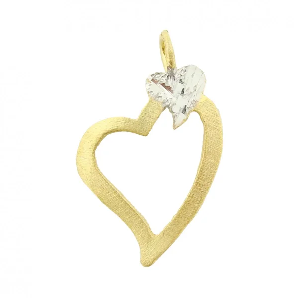 Women's Gold Heart Pendant