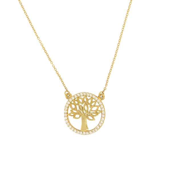 Women's Gold Tree of Life Pendant in 9K, 14K or 18K