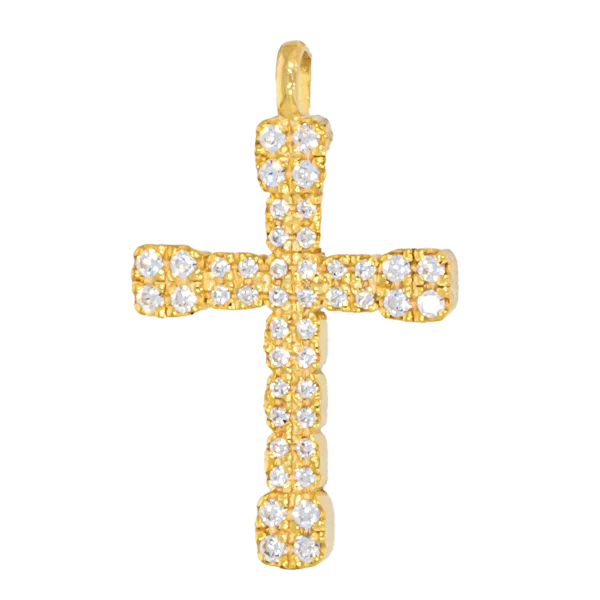 Women's Small Gold Cross