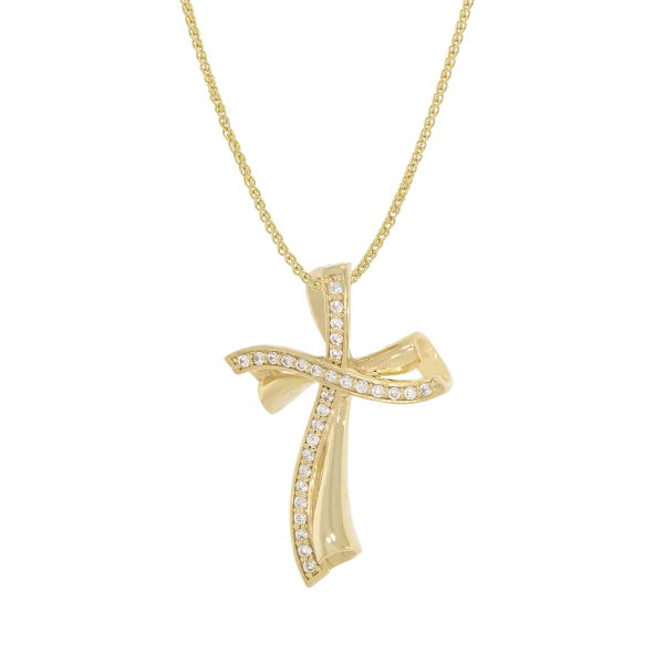 14K Gold Cross