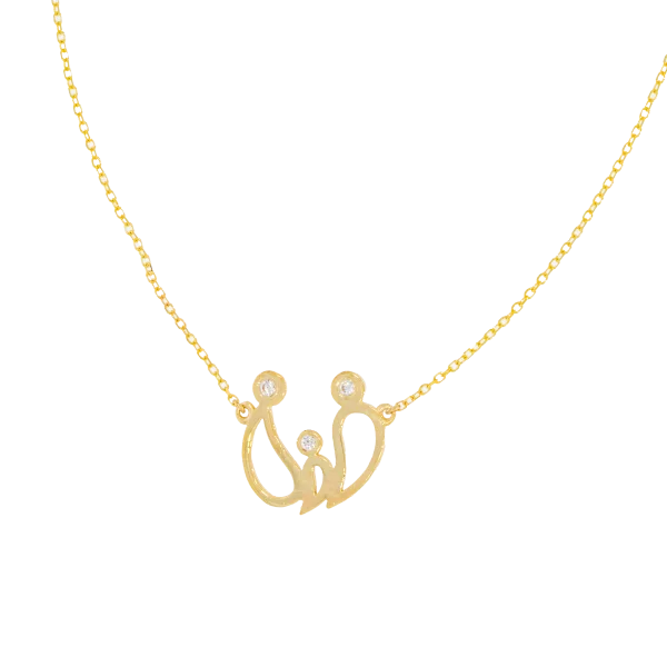 Damencollier Familie aus 14K Gold Copy Copy