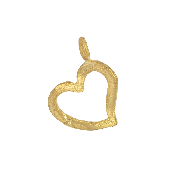 Women's Gold Heart Pendant