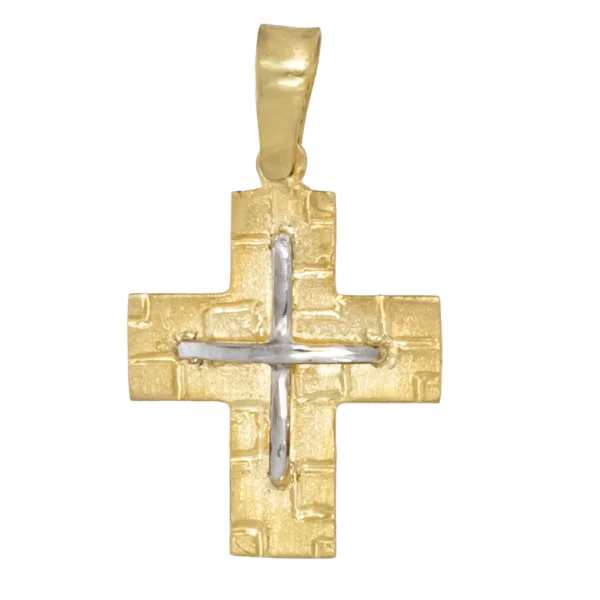 Men's Small Gold Cross