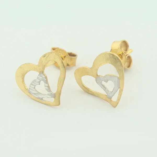 Goldene Ohrstecker