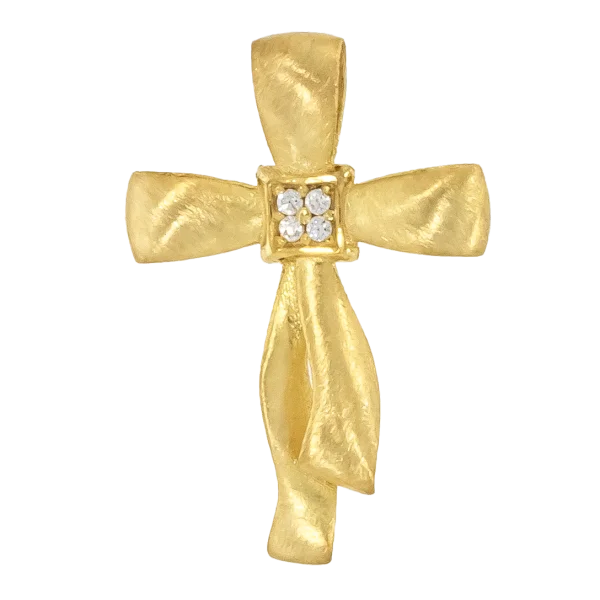 Women's Small Gold Cross