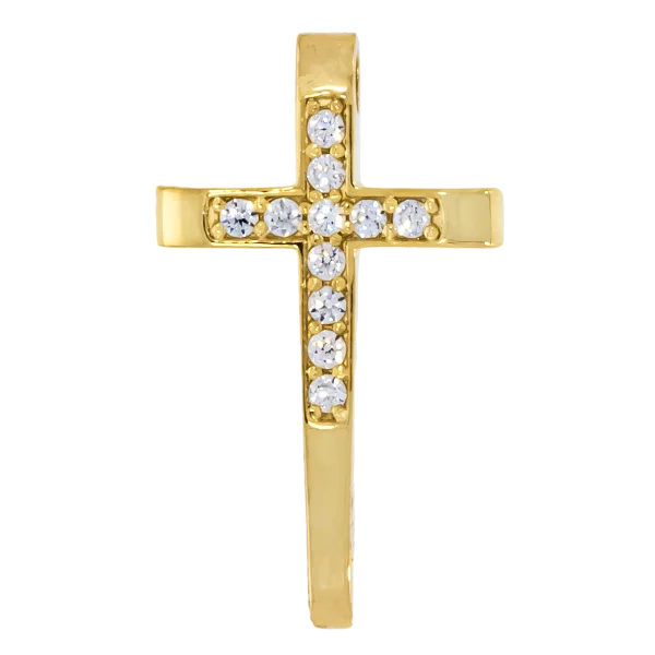 Women's Small Gold Cross