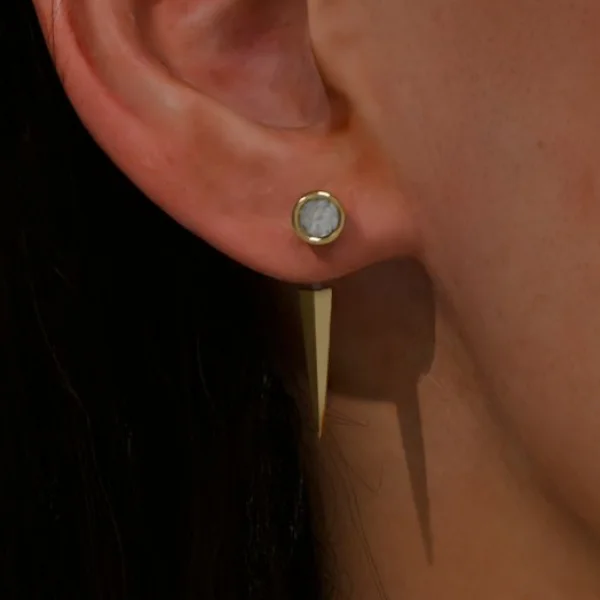 14K or 18K Ear Jacket Earrings