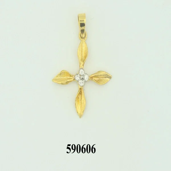 Women's Small Gold Cross
