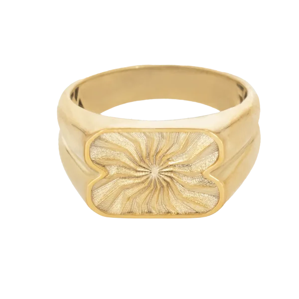 Herrenring aus 14K oder 18K Gold