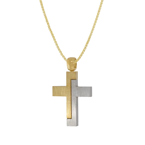 Goldkreuz zweifarbig oder einfarbig