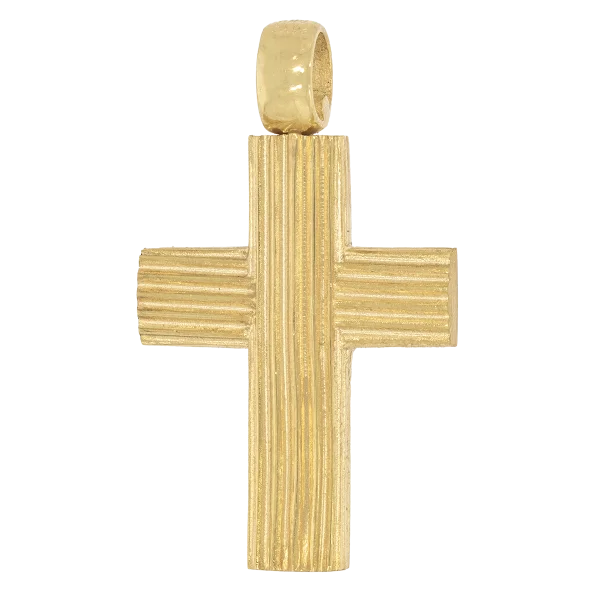 Men's 14K Gold Baptism Cross