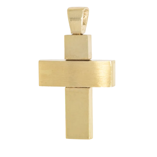 Men's 14K Gold Baptism Cross