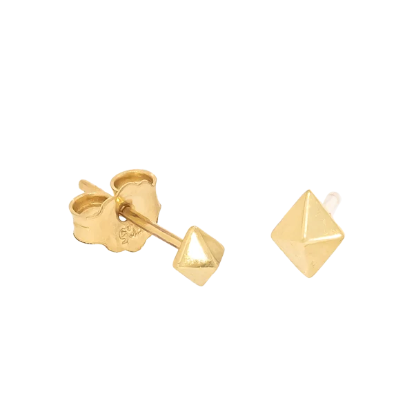 Goldene Ohrstecker 14K oder 18K