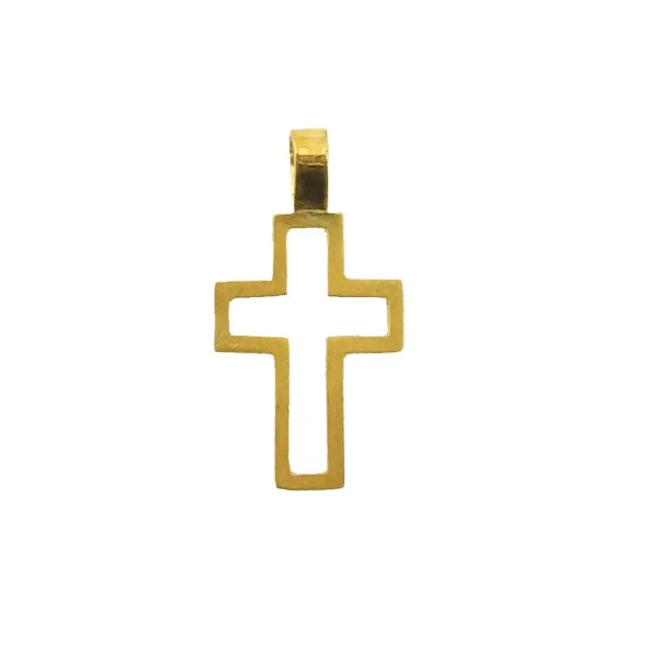 Small Minimal Gold Cross