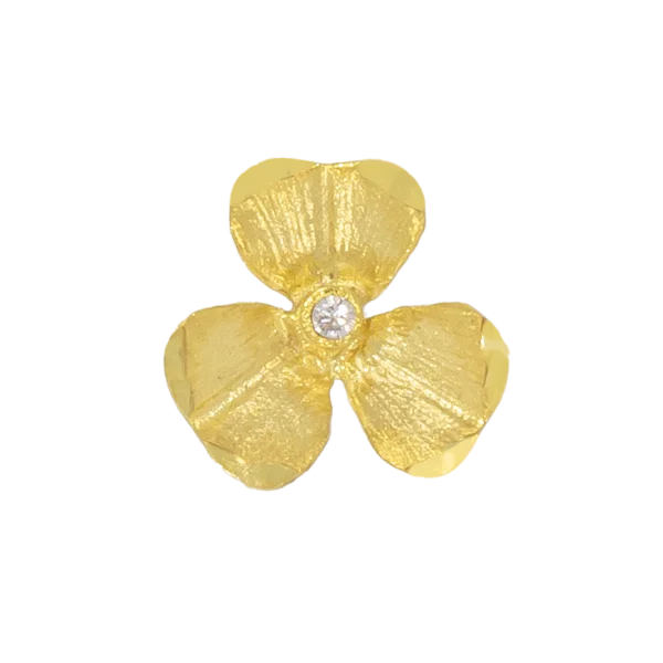 Women's Gold Flower Pendant