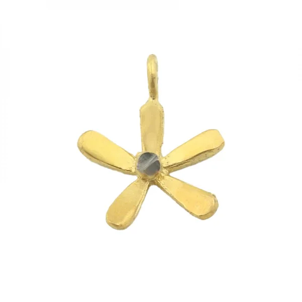 Women's Gold Flower Pendant