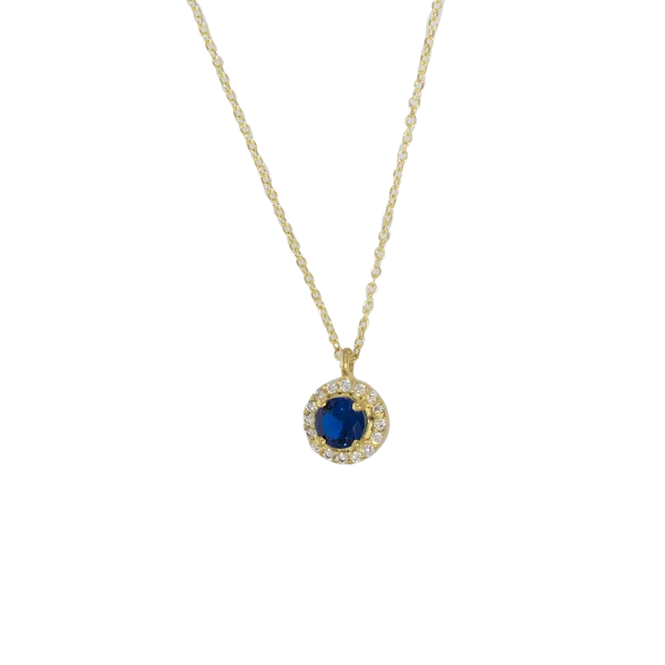 Women's 14K Necklace Small Rosette