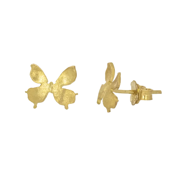 Goldene Ohrstecker Schmetterling
