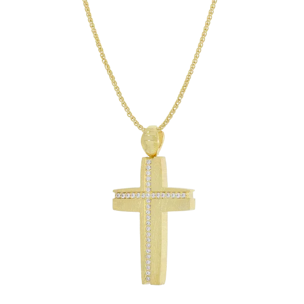 Goldkreuz „Névon Zircon“