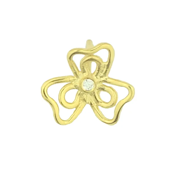 Women's Gold Small Flower Pendant
