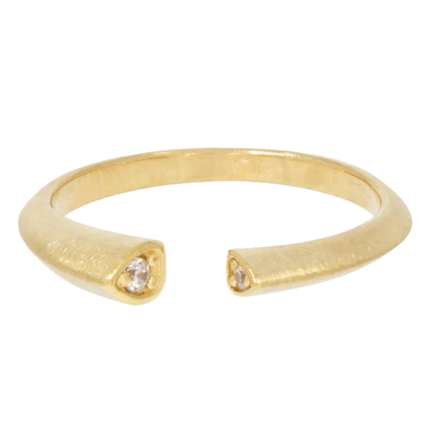 Moderner Goldring