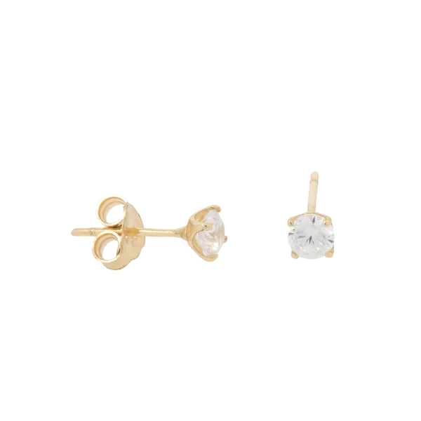 Goldene Ohrstecker 14K oder 18K