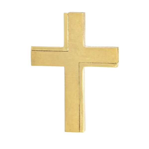 Men's 14K Gold Baptism Cross
