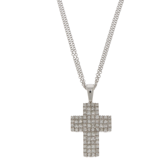 diamond cross pendant